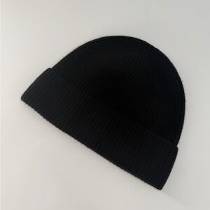 Cos Black 100% Cashmere Beanie Unisex